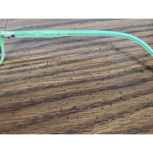 Legre LE014 Green Inside and Dark Brown Outside COL 452 49-16 Frames Only - Picture 5 of 7